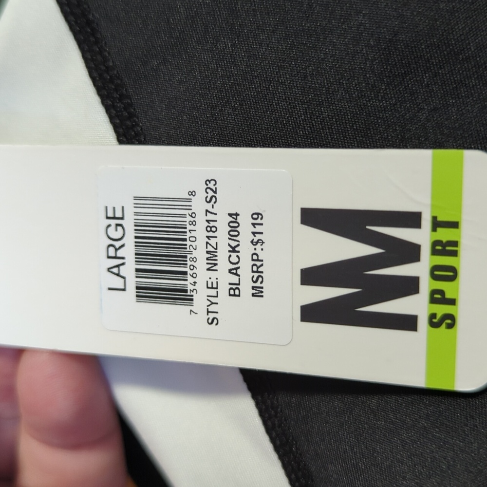 Nicole Miller Sport Black & White Athletic Dress With Shelf Bra - Picture 13 of 13
